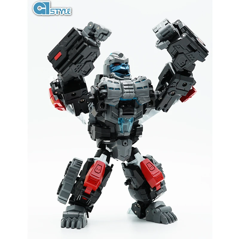 Em estoque brinquedos transformados 8802b escuro quatro transformações capitão orangotango super guerreiro modelo bw besta homem king kong