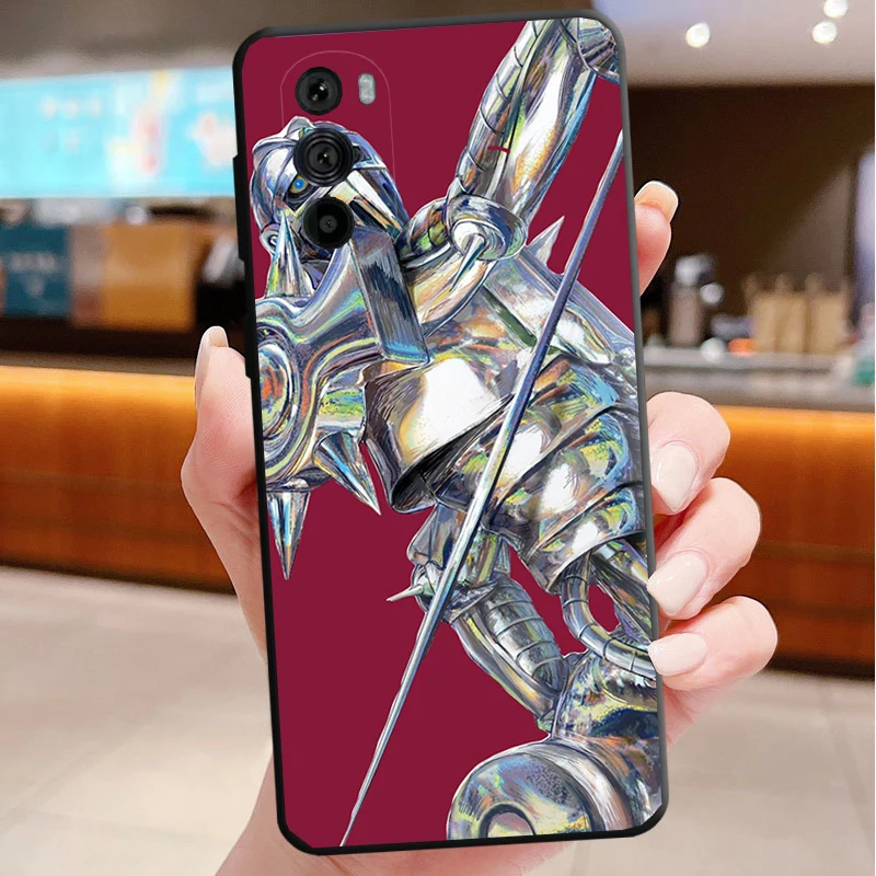 

jojo's bizarre adventure JotaroJolyne Case For Motorola Edge 50 40 Pro 60 50 40 30 Ultra Neo Fusion Moto G Play G Stylus G Power
