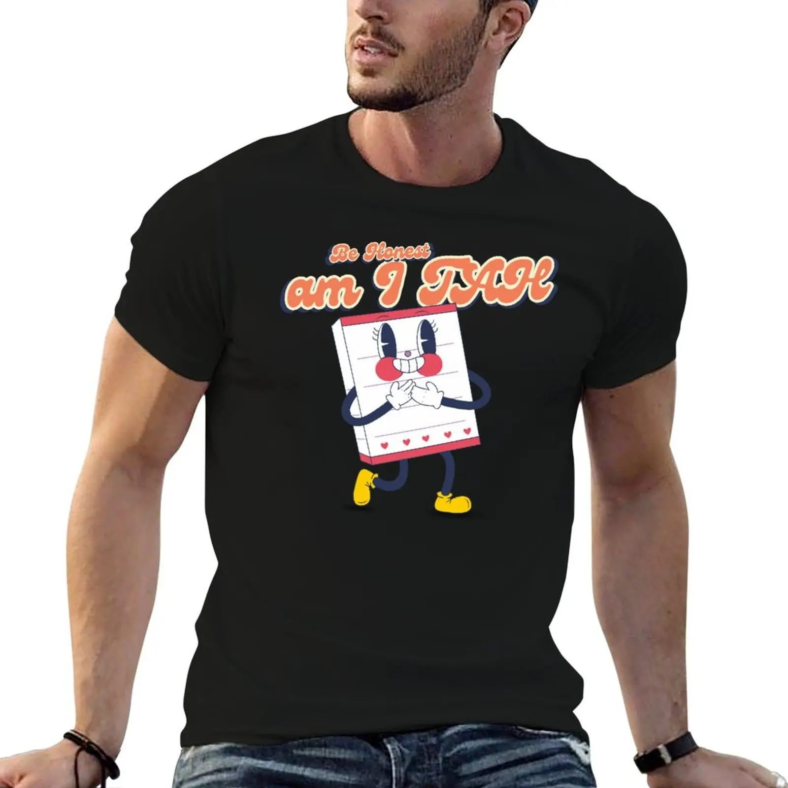 Soyez honnête, suis-je TAH ? T-shirt décontracté streetwear à manches courtes