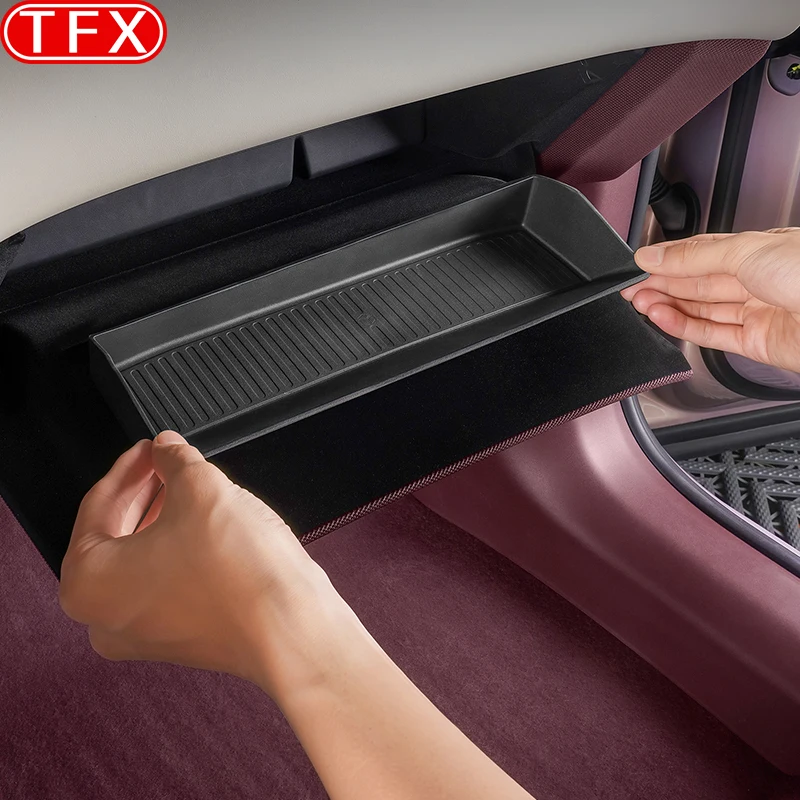 For Xiaomi YU7 2025 2026 Car Passenger Side Glove Box Partition Storage Compartment Drawer Interior Organizer Auto Accessories view 5