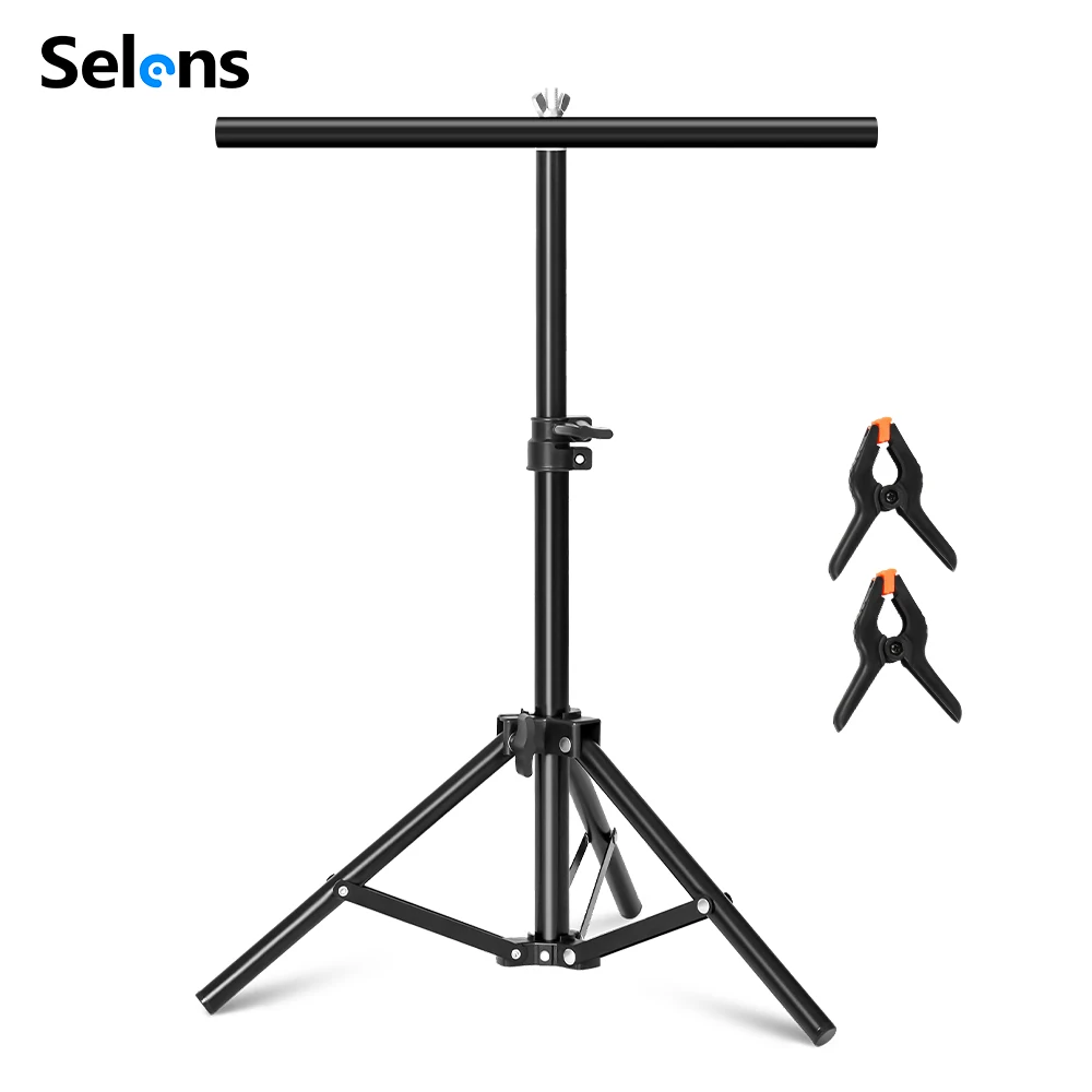 Photography T-shaped Background Frame Background Support Stand System Green Screen Backdrop Metal Backgrounds For Video Studio