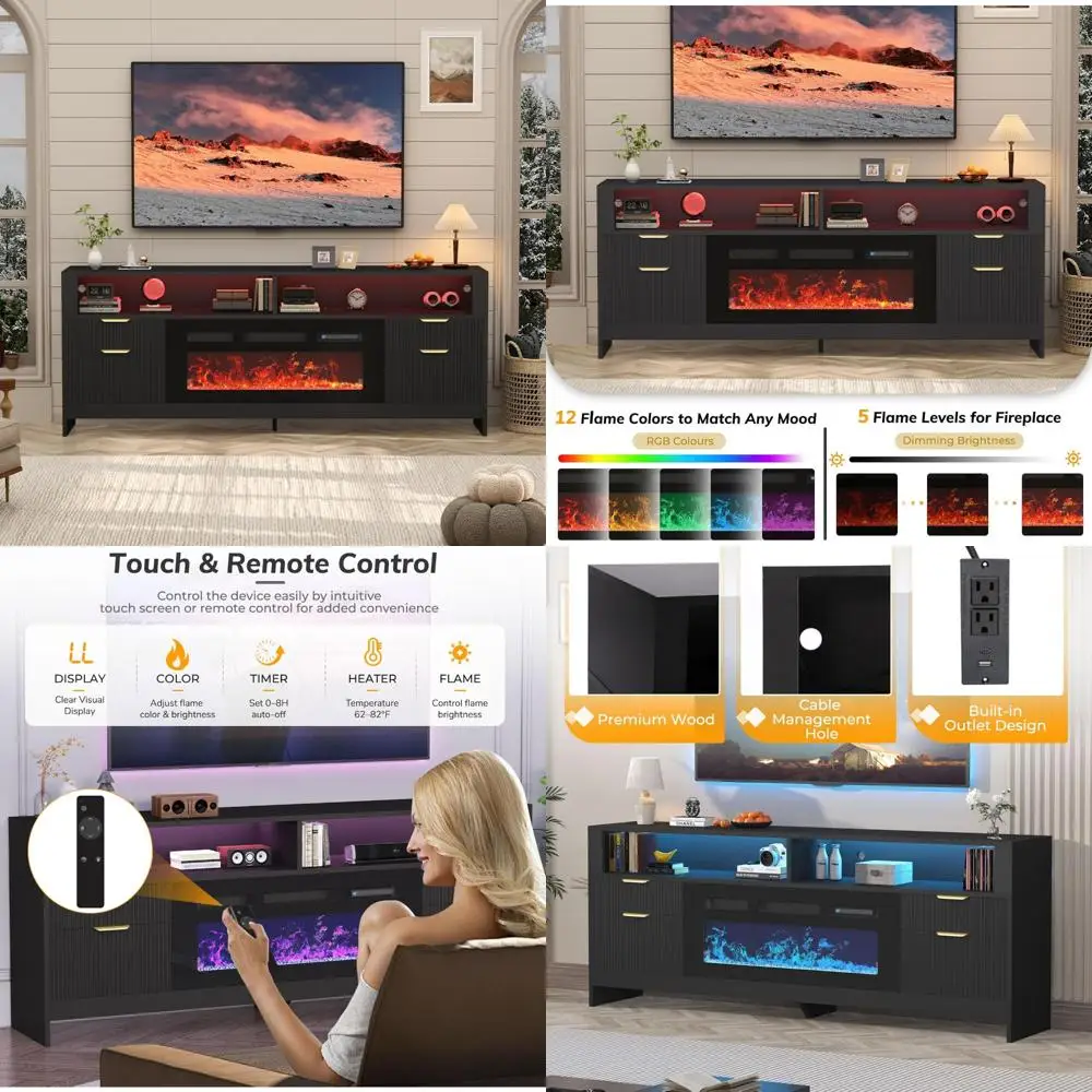 

Pinch Pleated Semi-Sheer White Linen Curtains 90 Inches for Living Room, Bedroom - Embroidered Leaf Design Window Drapes