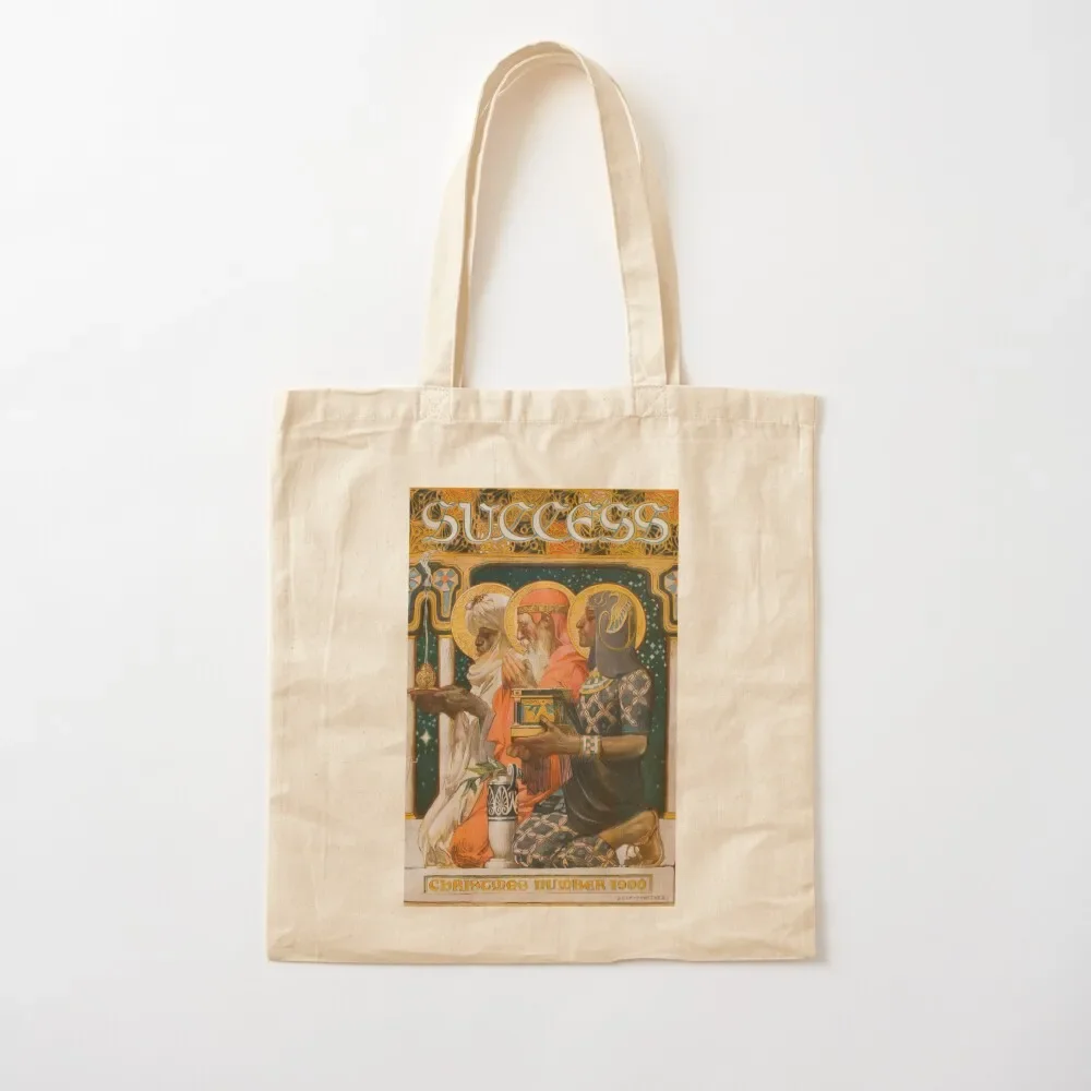 

Joseph Christian Leyendecker, Christmas 1900 Three Wise Men Tote Bag Canvas bag Shopper handbag ecological bags Tote Bag