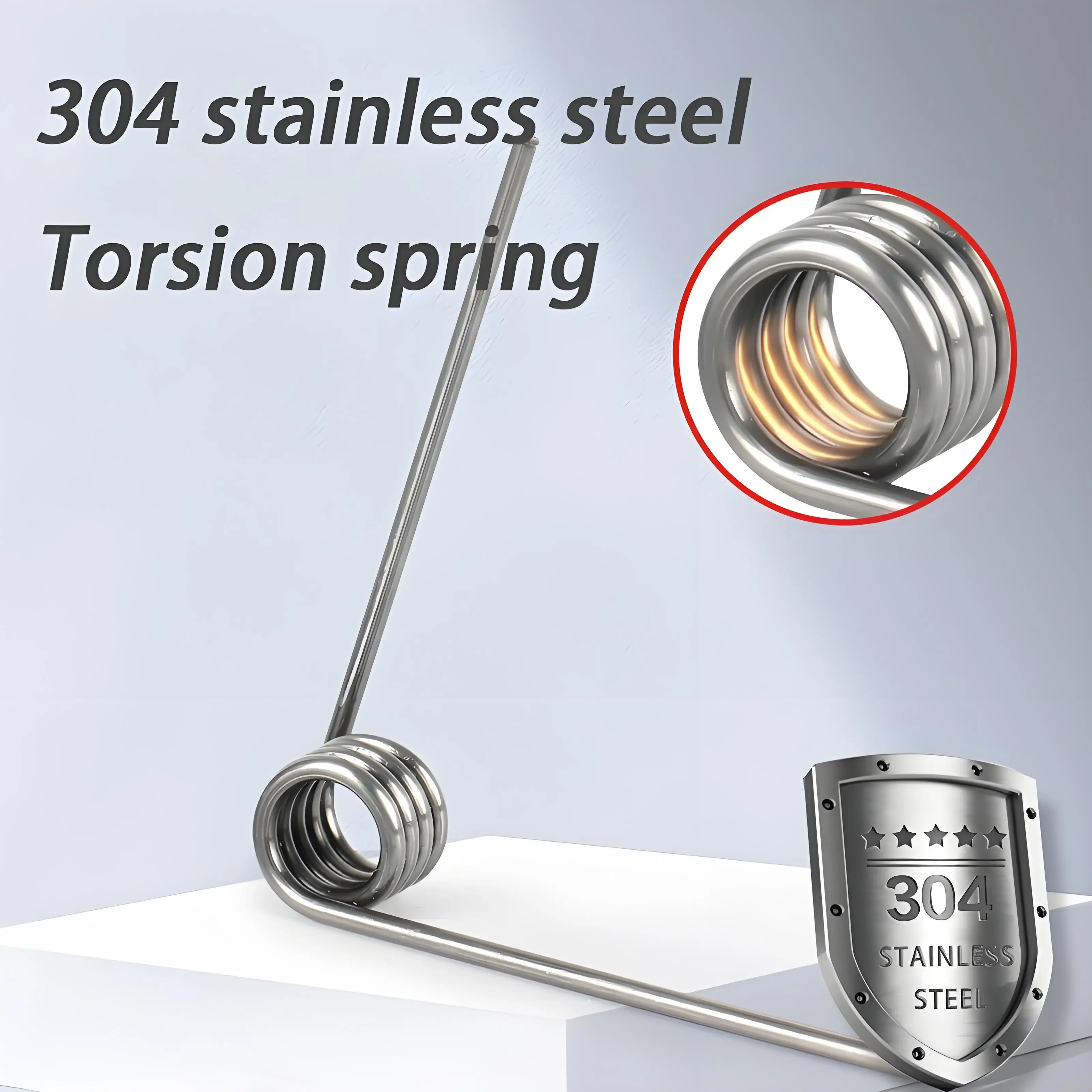 10 Stück 1 mm 304 Edelstahl V-Typ Torsionsfedern Drahtdurchmesser Winkel 60 90 120 180 Grad Drehmomentwinkel Pufferfedern