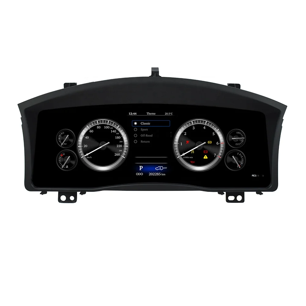 12.3 Inch LCD Digital Cluster Dashboard  Crystal Panel Speedometer Instrument For Lexus LX 570 LX470 LX460 LX570 J200 2007-2015