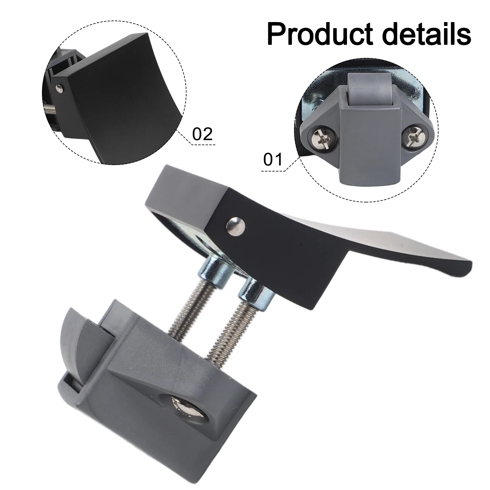 

Механизм фиксации для шкафов и ящиков автодомов и караванов: металлический резьбовой замок