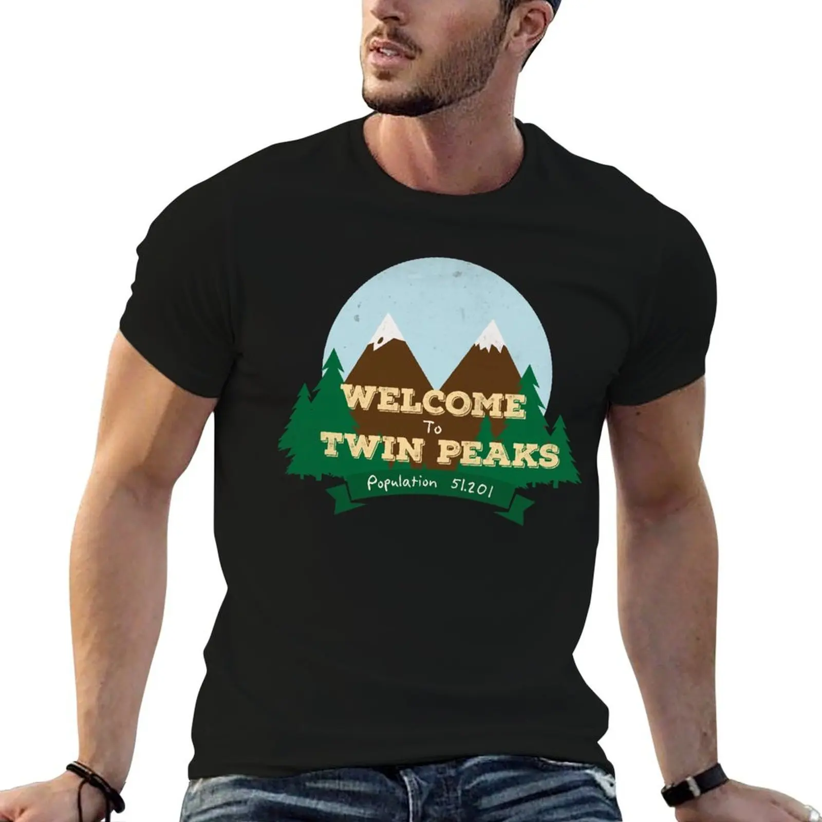 

The Lazy Way To Welcome First Day Of To Twin Peaks Gifts For Movie Fans T-Shirt t shirts for man graphic vintage T-Shirt