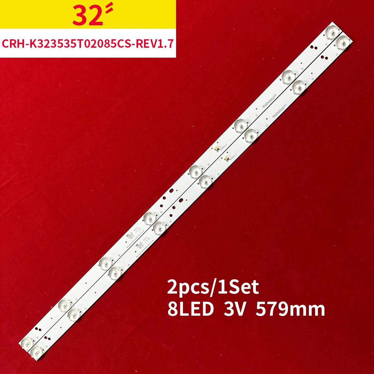 

LED Backlight Strip for ZK32D08-ZC21FG-03 05 02 CRH-K323535T02085CS-REV1.7 Haier LE32F1000T 32C5 LED32H8 PLDED3280A CN32XB820