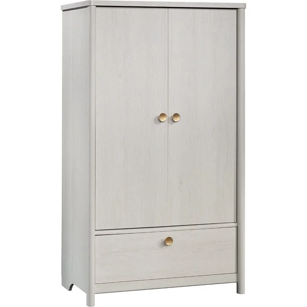 

Edge Bedroom Armoire With Drawer, Glacier Oak Finish|