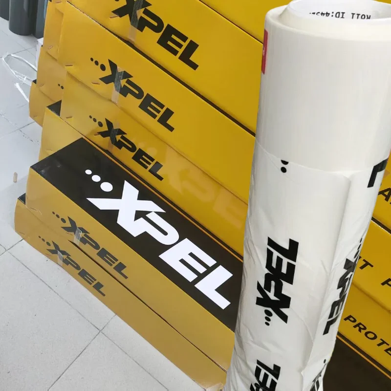 

XPEL 9,5MIL ТПУ PPF термостойкость автомобильная защитная пленка для краски глянцевая прозрачность самовосстанавливающаяся оригинальная защита от царапин