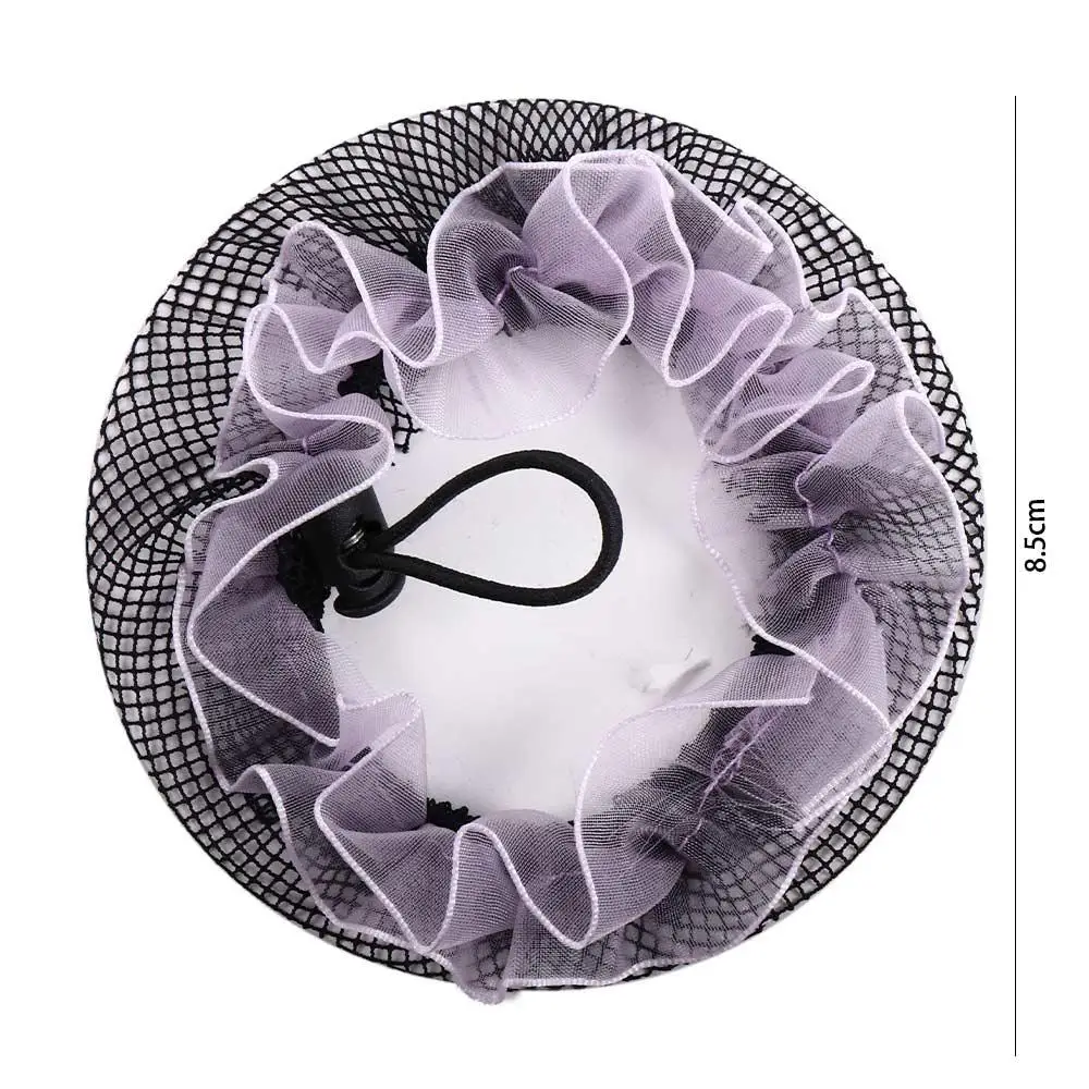 Süß Für Frauen Haarbänder Spitze Hohl Einstellbar Mädchen Kordelzug Snoods Ballett Dutt Haar Netze Pferdeschwanz Halter Haar Halter