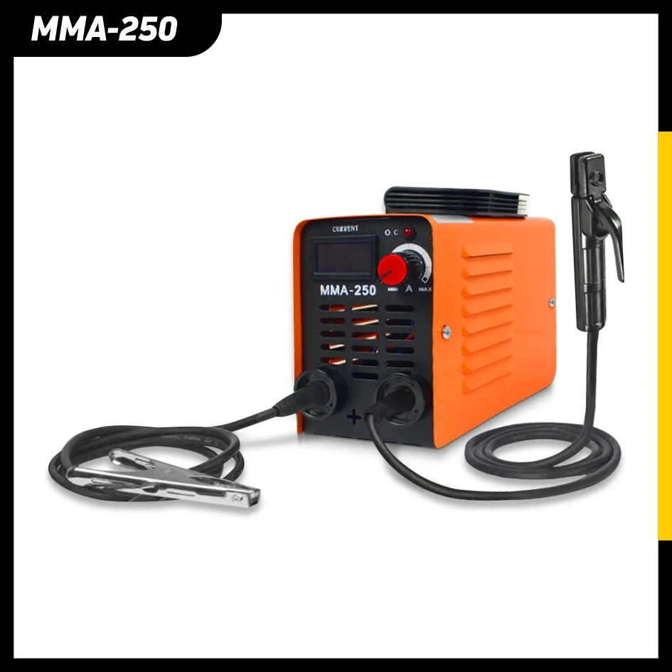 RR Portable ZX7 250A MMA Arc Welder Inverter Welding Machine 110V 220V Mini Iron Electric Welding Equipment Car Repairing Tools