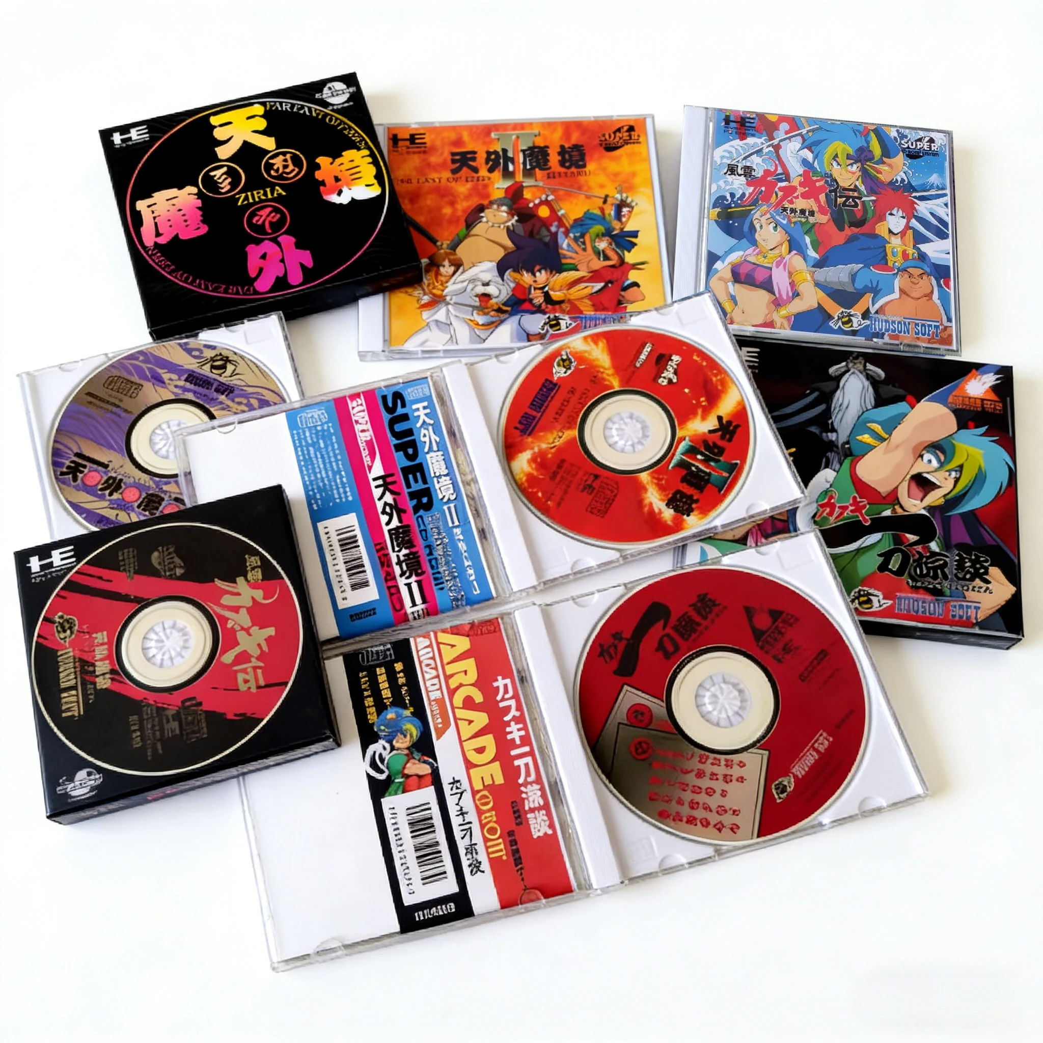 gioco-per-pc-engine-far-east-of-eden-tengai-makyou-series-sblocca-il-gioco-per-console-pce-con-lettore-ottico-per-lettura-diretta-video-retro
