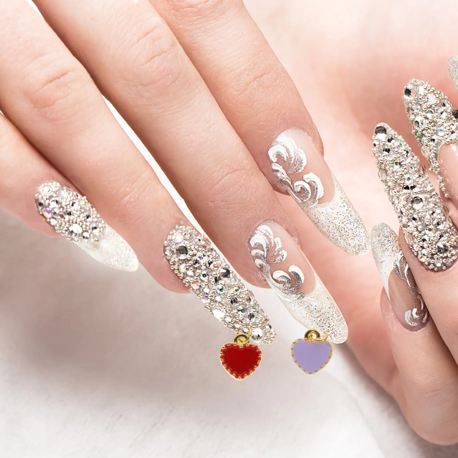 

Набор из 10 шт. подвесок из сплава с зодиакальными знаками для дизайна ногтей, для натуральных и искусственных ногтей, стильные минималистичные аксессуары для маникюра, шикарный декор