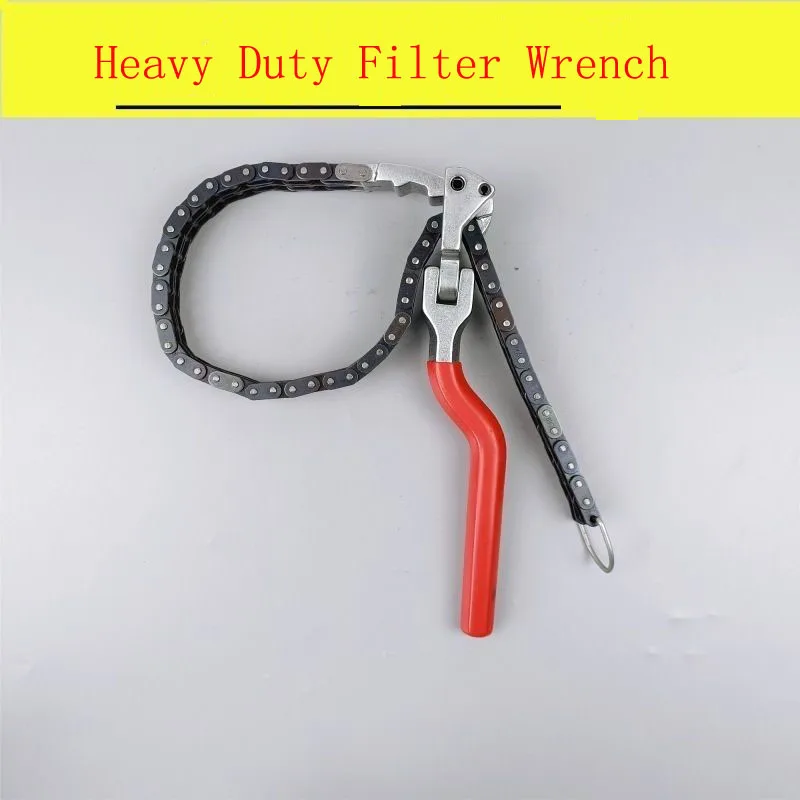 Oil Grid Wrench Filter Car Oil Machine Filter Wrench Handcuff-Type Heavy Chain Oil Change Tool Disassembly and Assembly