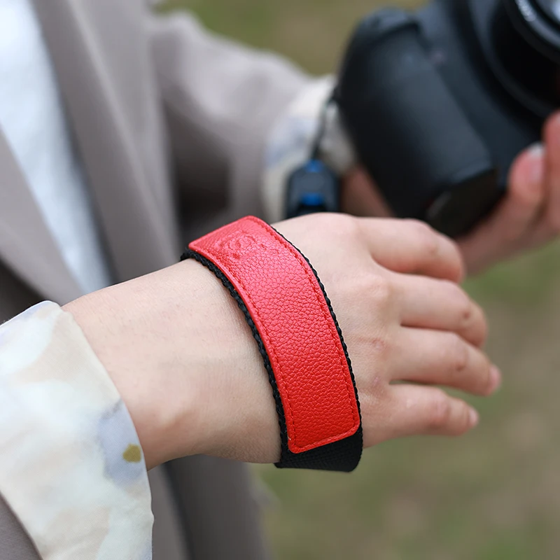 Camera Wrist Strap Suitable For Canon R5 R6 Nikon Z7 Z6 Sony A7M4 A7C Fuji XT4 Quick Release Hand Rope Magnetic Suction Design