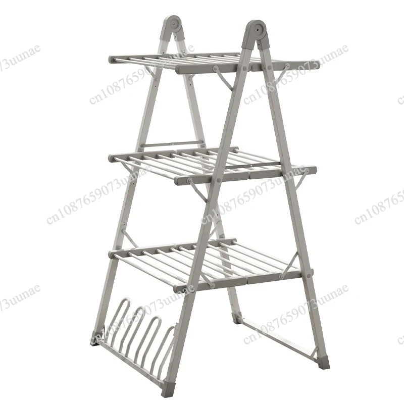 3 Tiers PP Material Towel Rack Mounted Standing Heated Towel Rack With Shoes Bracket