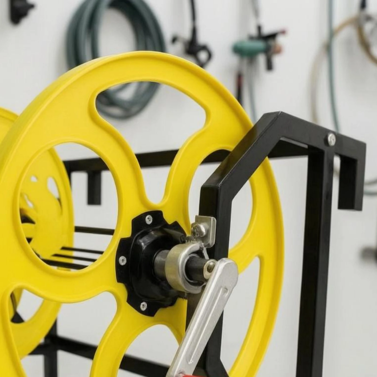 Dual-Drum Drum Hose Reel Heavy-Duty Freestanding Hose Reel Yard Gear Large Capacity Weather-Resistant for Watering