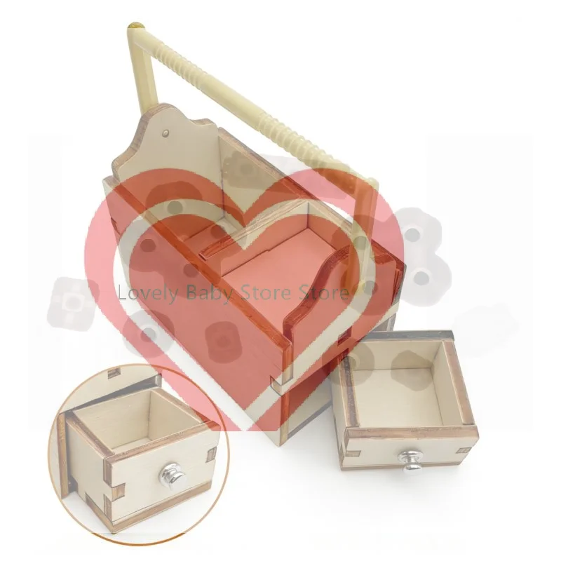 Workshop Tools Toy - 【BS】Cassetta degli attrezzi in legno in