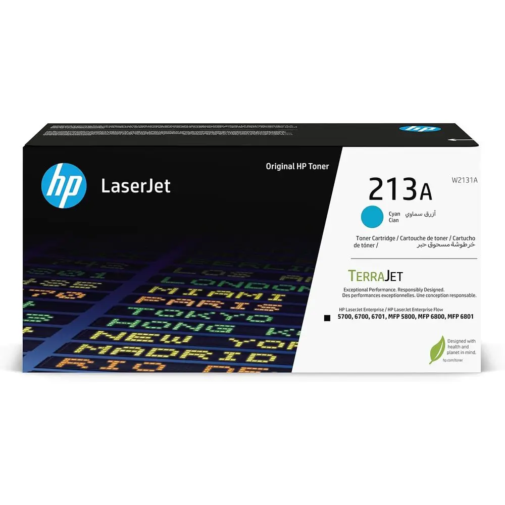 

Оригинальный тонер-картридж LaserJet, W2131A, совместим с моделями Enterprise 5700, 5800, 6700, 6701, 6800, 6801