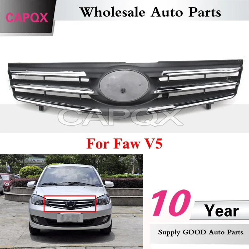 

CAPQX Car Front Bumper Grill Mask Radiator Grille For Faw V5 Racing Grills
