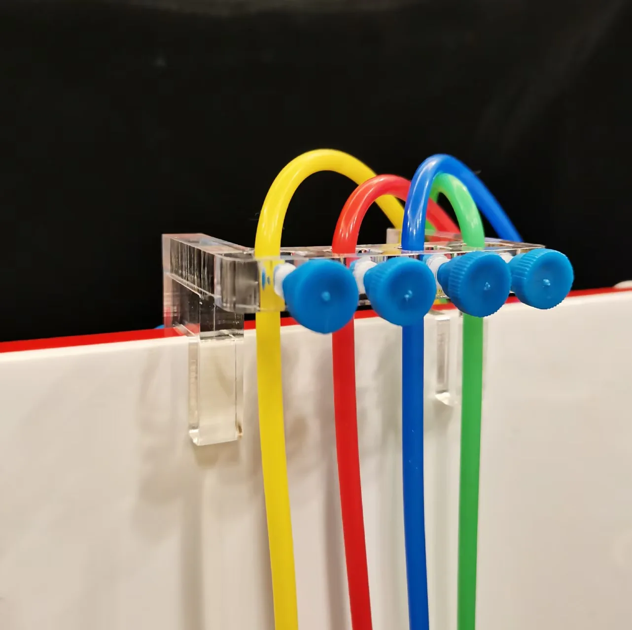 Staffa di fissaggio a quattro fori per tubo di titolazione della pompa di titolazione delle fonti marine HBT-1, staffa di fissaggio della sonda Staffa di fissaggio del tubo HBP-1