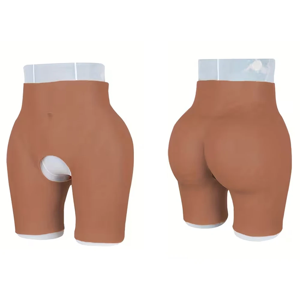 Silicone-strengthened lifting pant with peach-shaped buttocks effect shaping pants, breathable material shaping underwear