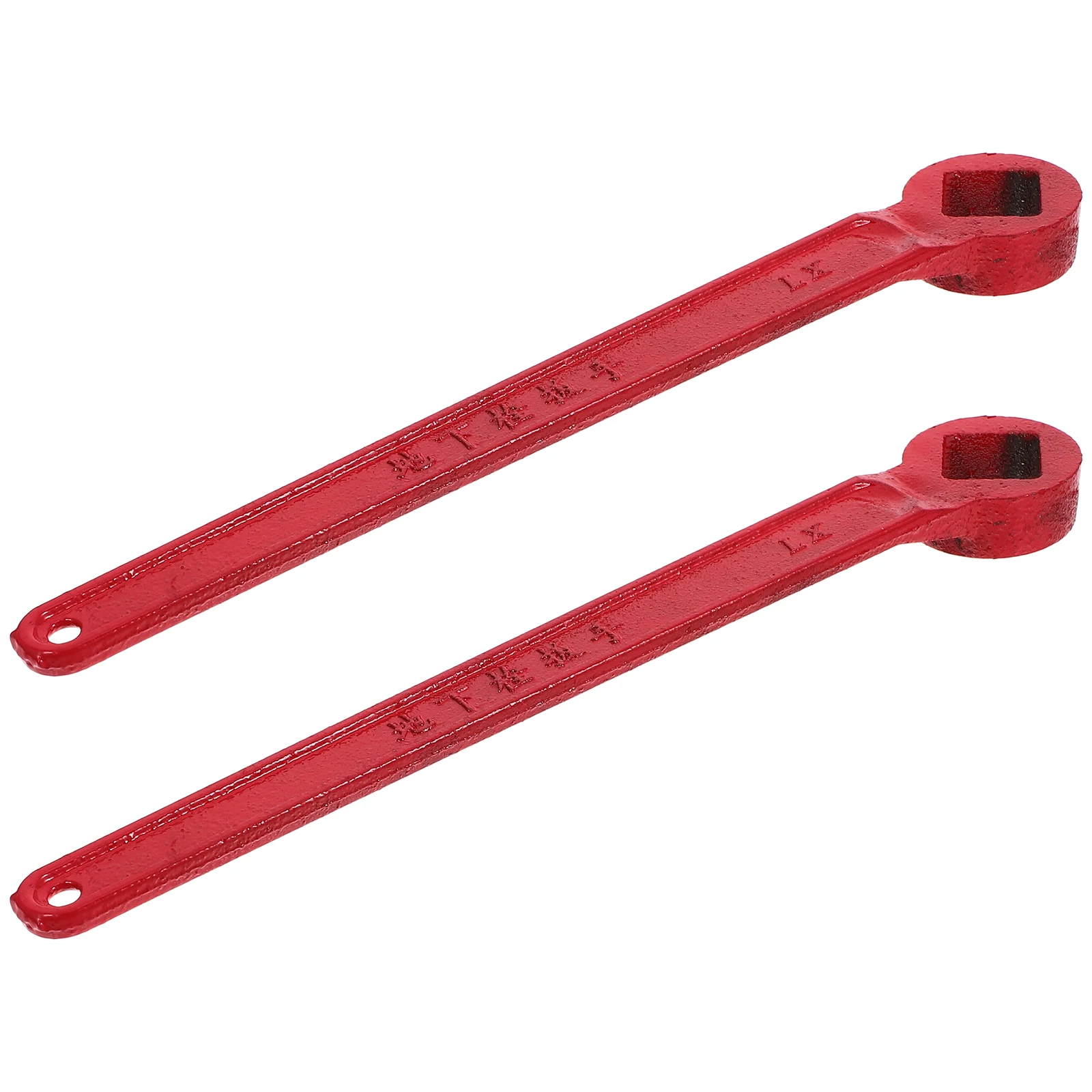 

2pcs Fire Hydrant Wrench Thicken Metal Firefighting Spanners Heavy Duty Adjustable Emergency Tools for Outdoor Use