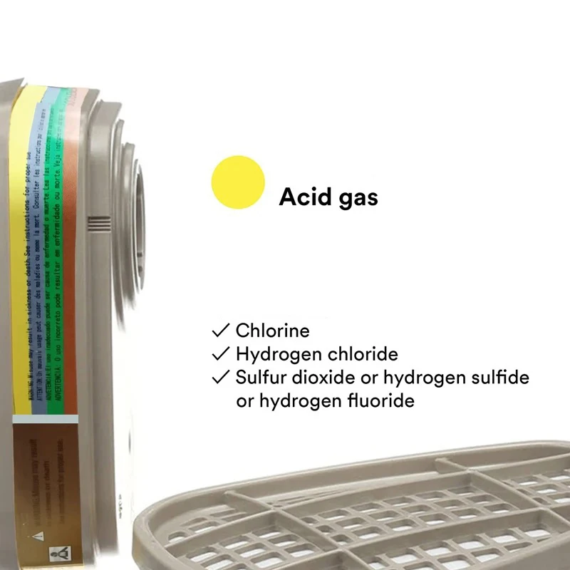Cartucho orgânico do filtro do algodão Dustproof, máscara de gás, respirador químico, pulverização da pintura, 5N11, 5P71, 6200, 7502/6800, 6001/6006