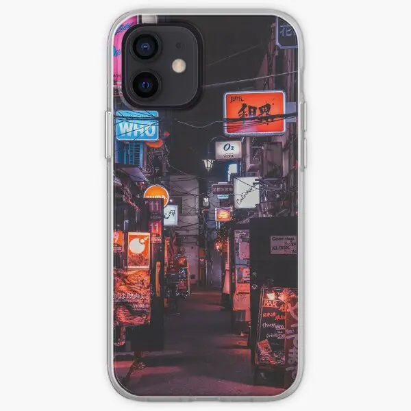 Golden Gai Tokyo Bar Crawl Iphone Tough  Phone Case Customizable for iPhone X XS XR Max 6 6S 7 8 Plus 11 12 13 14 Pro Max Mini