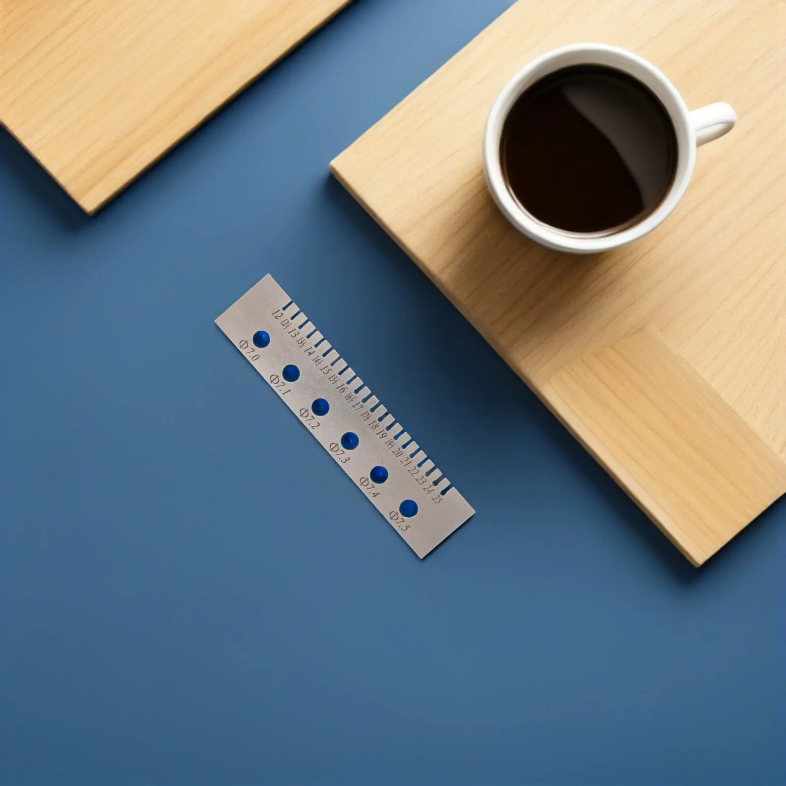 

Professional Piano String Gauge Metal Mini Measuring Ruler for Upright Grand Pianos String Diameter Tension Measurement Repair