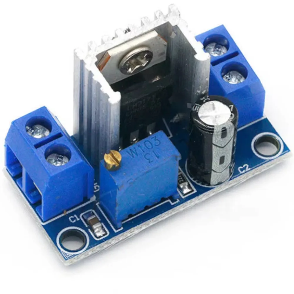 10 قطعة/الوحدة LM317 قابل للتعديل الجهد المنظم امدادات الطاقة مجلس DC-DC باك وحدة الخطي تخفيض لوحة دوائر كهربائية
