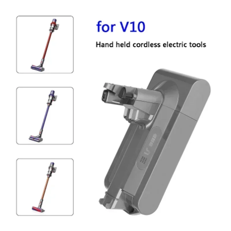 סוללה נטענת V10 SV12 25.2V 28000mAh עבור מטאטא V10 Absolute סוללה מחליפה רכה ומפנקת למטאטא Dyson V10