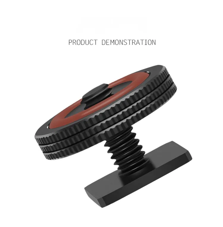 Profession elle 1/4 "Einzel mutter Stativ halterung Schraube schwarz auf Blitz Blitzschuh adapterst änder für Kamera Studio Fotografie Zubehör – Detail 25