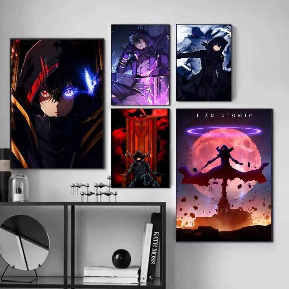 Anime The E-Eminence In S-Shadow Posters Fancy Wall Sticker for Living Room Bar Decoration Wall Decor