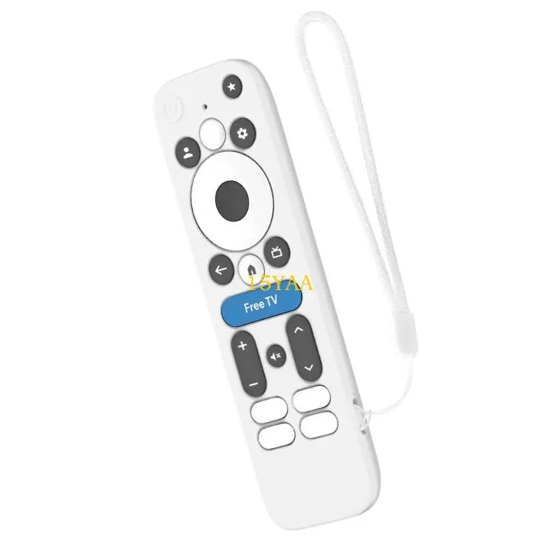 15ya مقوى من السيليكون الحماية من الغطاء البعيد لـ Onn.GoOgletv Box 4KPRO Remote
