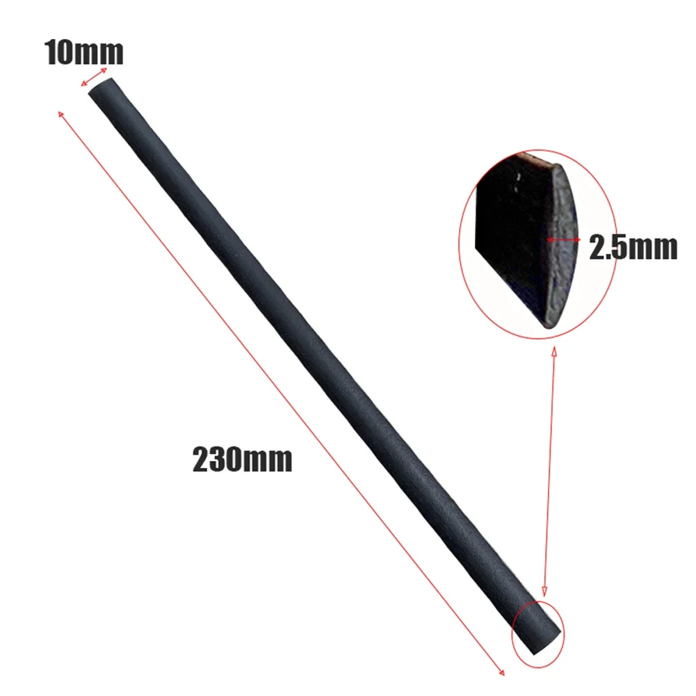 

Welding Rods Plastic Welding Rods Indoor Outerdoor 2.5mm 8-3/4 X 3/8 Inch Black Modified PE For TPO TEO PP Bumper Kayak