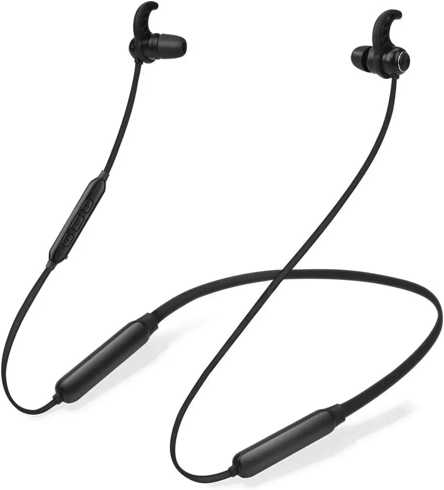 Avantree NB16 Bluetooth Neckband Headphones Earbuds for TV PC, No Delay, 20 Hrs Playtime Wireless Earphones with Mic