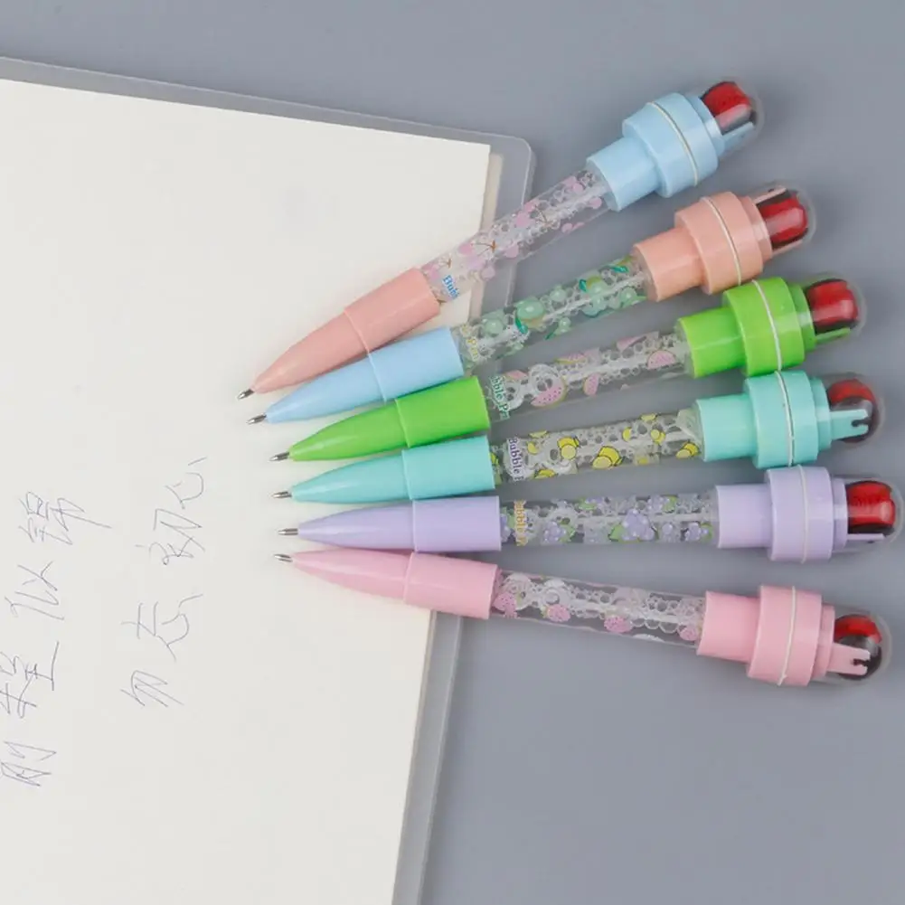 Good-looking Sign Pen 4 in 1 Stationery Adorable Grape Gel Pen  Portable Gel Pen School Supplies