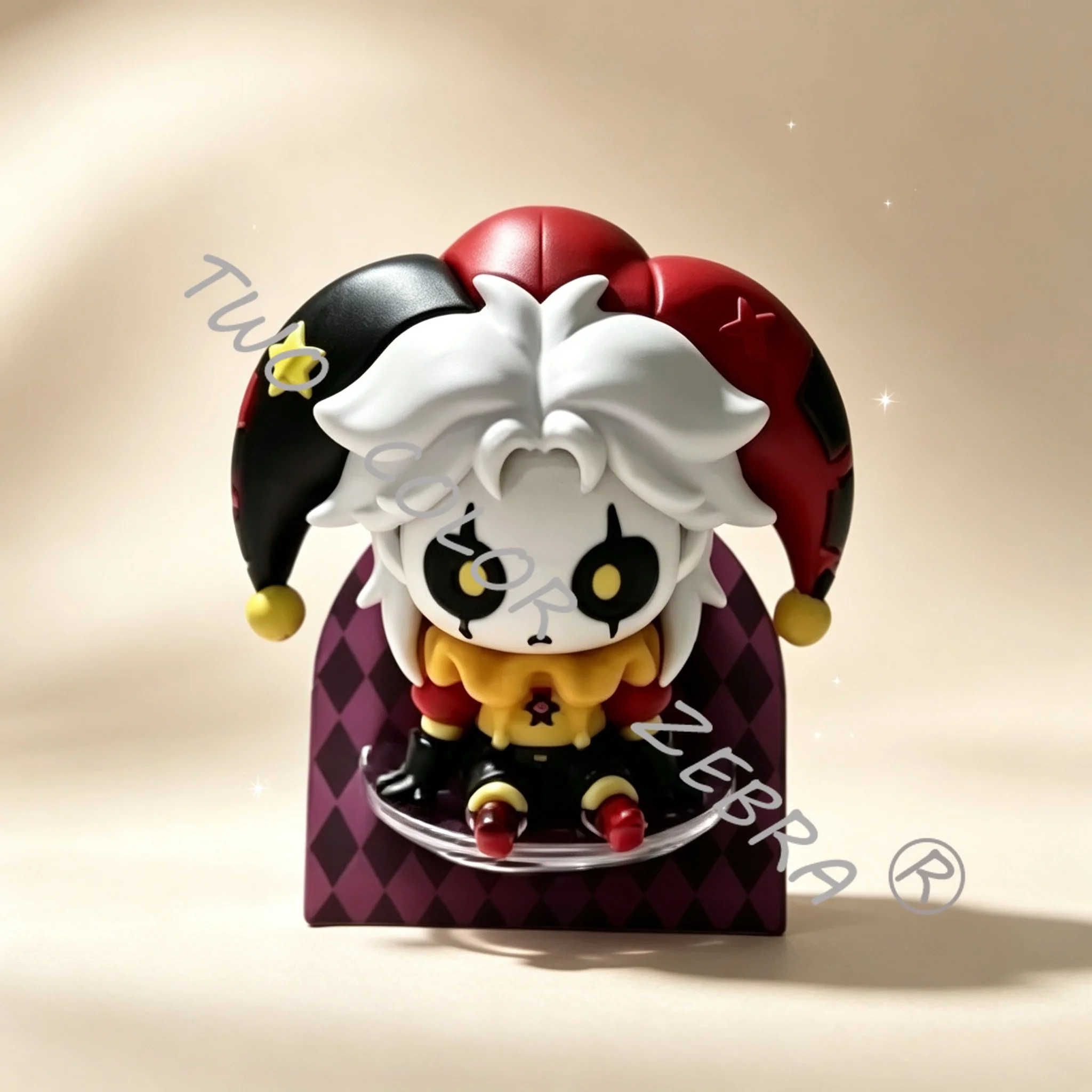 The Freak Circus Pierrot 코스프레 데스크 장식 아이템 애니메이션 7cm 스케일 피규어 액세서리 팬들을위한 장난감 컬렉션 선물