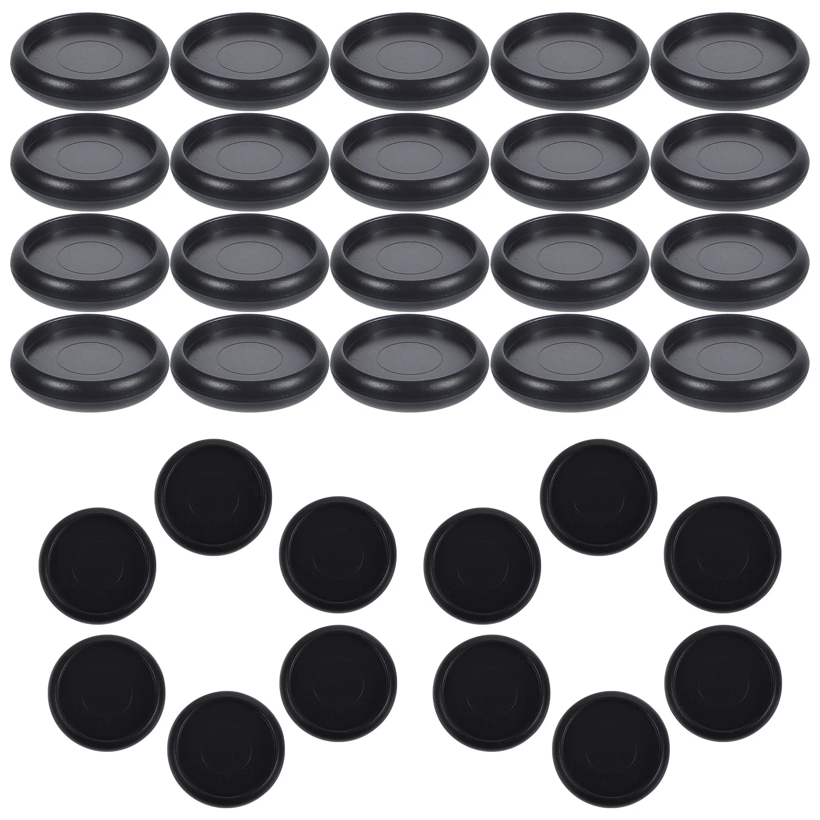 44 Pcs Binder Buckle Notebooks Loose Leaf Rings Discbound Expansion Discs Plastic Abs Round