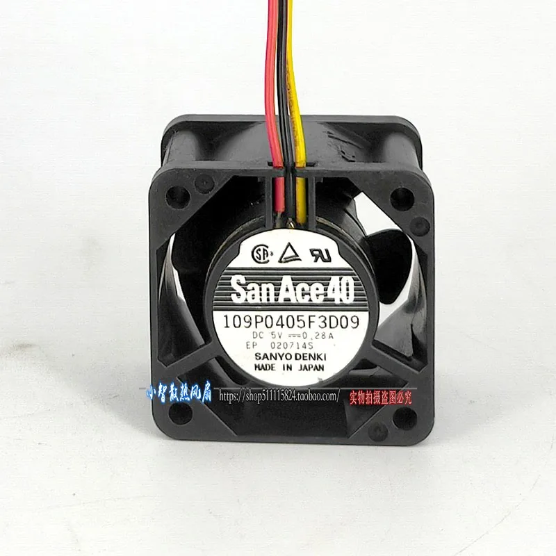 ОРИГИНАЛЬНЫЙ 109P0405F3D09 5 В 0,28 А 4028 40*40*28 мм НОВЫЙ ОХЛАЖДАЮЩИЙ ВЕНТИЛЯТОР РАДИАТОР