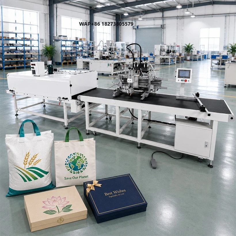 Screen Printing Kit Auto Screen Label Printing Machine for PVC Film Paper Plastic Fabric Bag