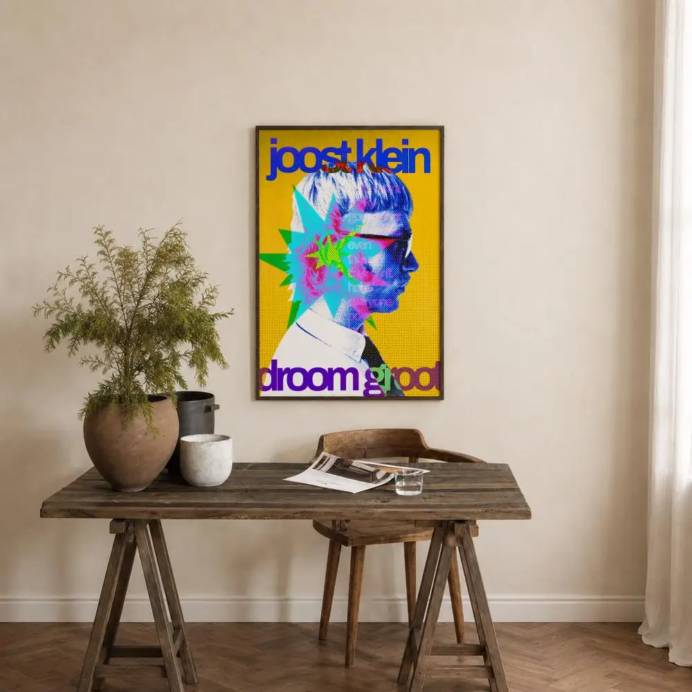 Singer Joost Klein Poster Self‑Adhesive Waterproof PP Poster Coffee House Bar Wall Art Sticker Room Home Decor