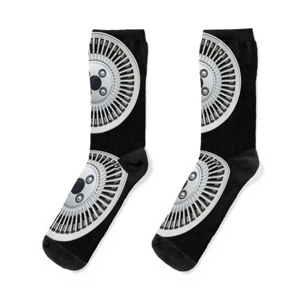 

DeLorean DMC 12 Turbo Rims Socks Non-slip bright garter Socks Man Women's