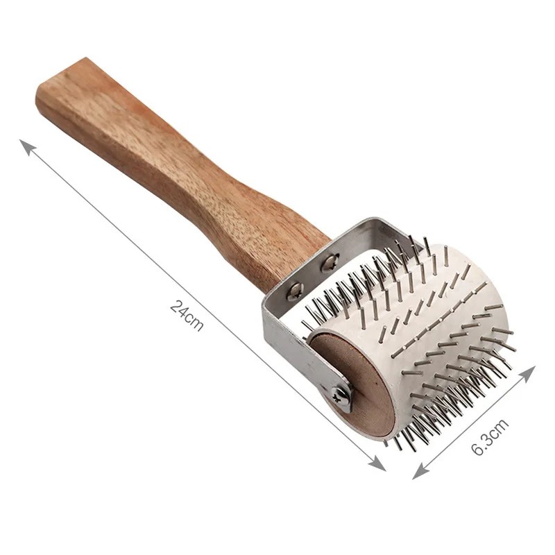 100 Pieces Stainless Steel Honeycomb Uncapping Rollers Bee Propolis Collecting Tool for Honey Extraction