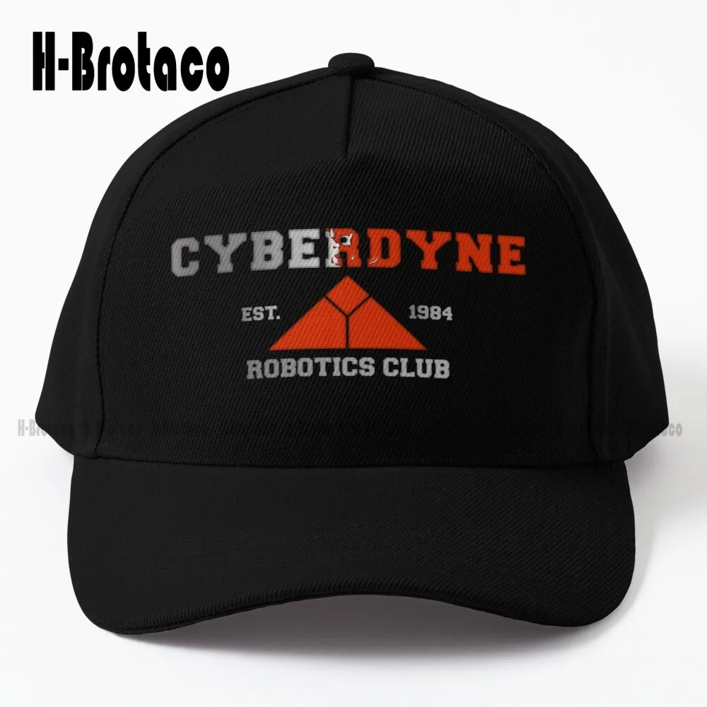 Cyberdyne Robotics Club - Graphic Varsity Fandom Collection Baseball Cap White Caps Hunting Camping Hiking Fishing Caps Sun Hats