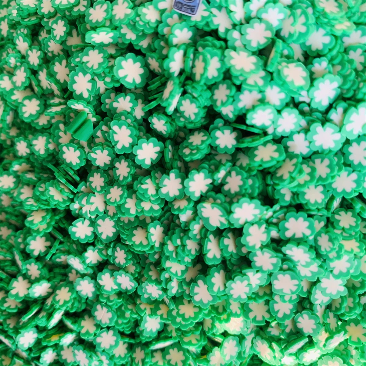 100g New St Patrick Day Green Hat Lucky Designs Polymer Clay Slices Sprinkles for Crafts Making DIY Slime Tiny Klei Accessories