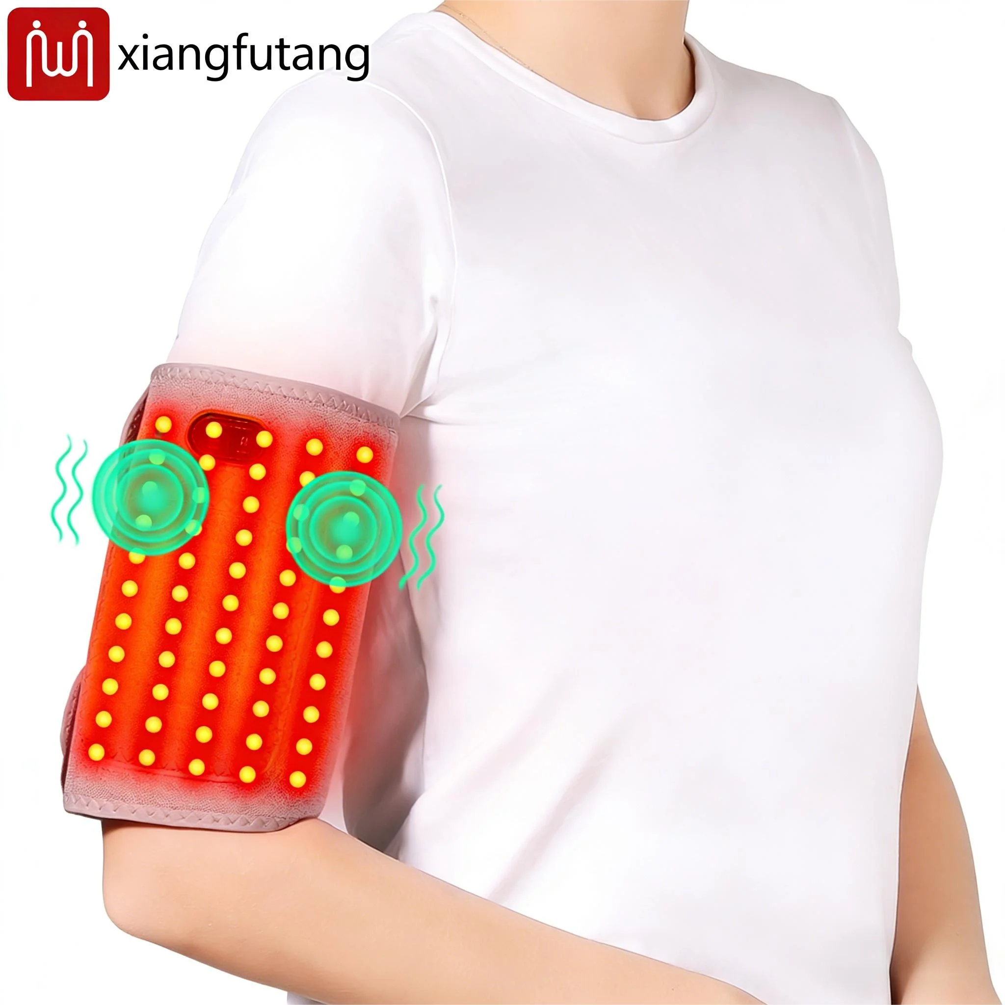 Red Light Heating Arm Protector with Vibration Massager Relieves Muscle Soreness  Overexertion Arm Recovery Keep warm