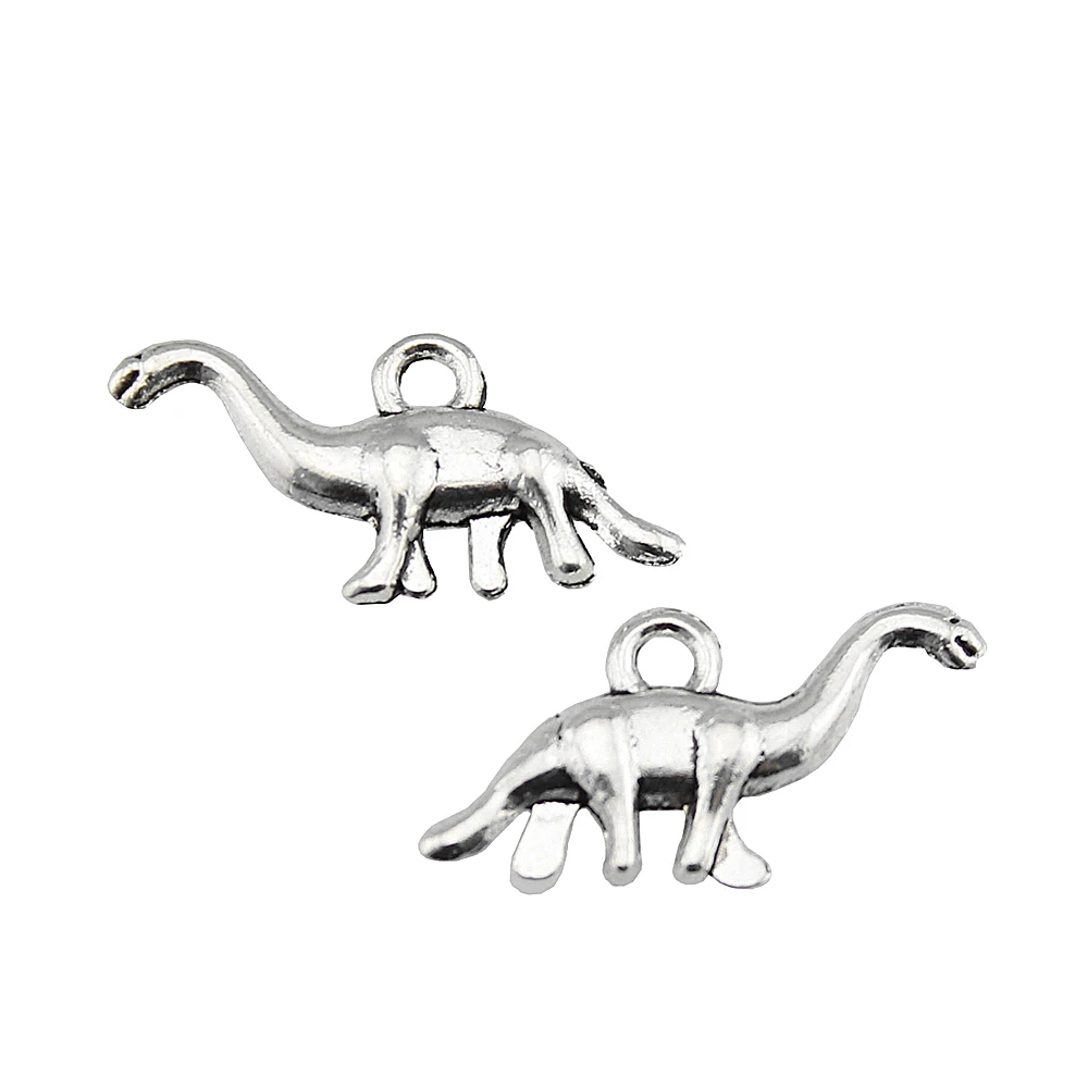 10pcs/lot Vegetarian Dinosaurs Charms For Jewelry Making Accesories